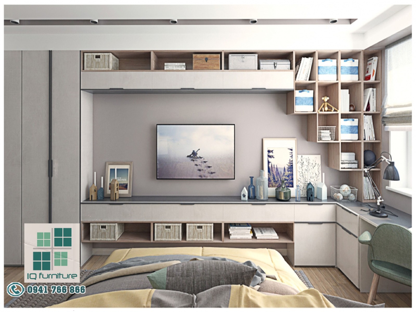 Thiết kế nội thất phòng ngủ hải phòng