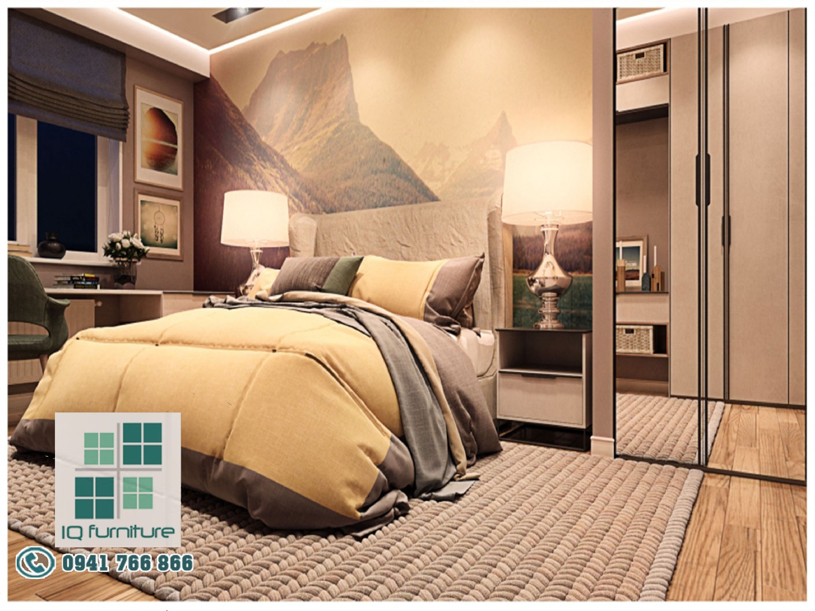 Thiết kế nội thất phòng ngủ hải phòng