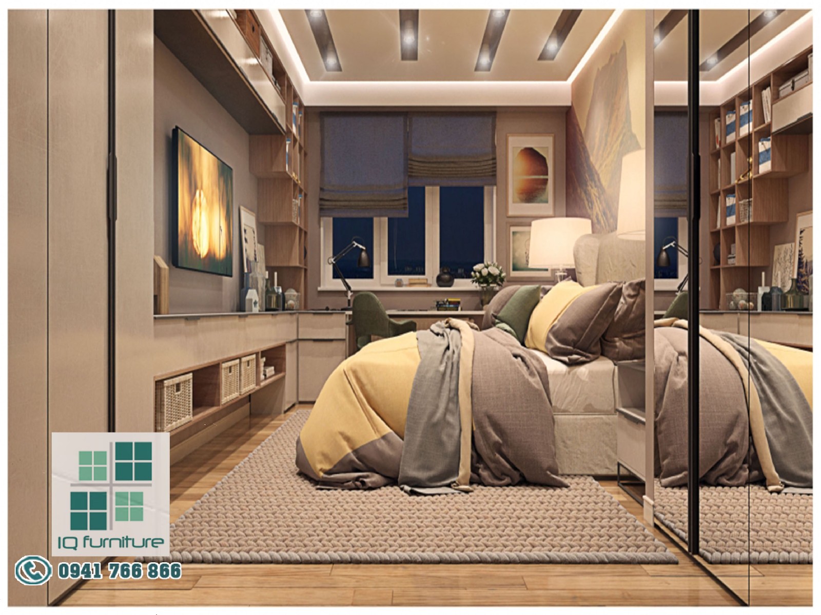 thiết kế nội thất phòng ngủ hải phòng